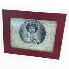 Antique Jos Michls Little Rose Cigars Tobacco Label Framed Tobacciana picture