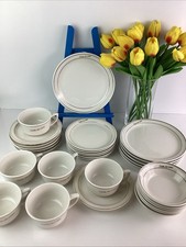 Vintage Delta Air Line 30 Piece Dish Set for 6 Plate Cup Bowl Saucer Mayer China picture