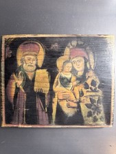 Vintage wooden Christian Nemirovskaya icon of the Mother of God. picture