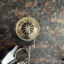 IBEW BROTHERHOOD black filled key fob picture