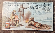Victorian Trade card Libby McNeill & Libby / Arctic Explorers / Alaska picture