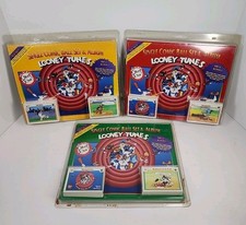 Complete Set of 3 Looney Tunes Comic Ball Card Albums & Cards 1991 Upper Deck picture