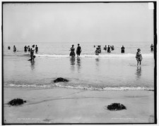 Photo:Surf Bathing Beach Scene c1900 1905 picture