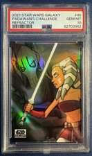 2021 Topps Star Wars Chrome Galaxy 45 A Padawan's Challenge Refractor PSA 10 picture