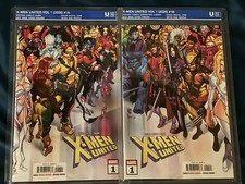 SEALED UNCIRCULATED X-Men United #1 Connecting Cover Set of 2 Main A + B  Lot picture