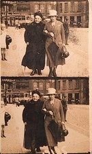 Antique Old RPPC Of A Street Scene. February 21, 1927. #-2291 picture