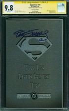 Superman #75 CGC 9.8 WP 1993 DC (Poly-bagged Ed.) (SS Signed Dan Jurgens) picture