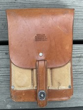 Vintage Roy Gfeller Idaho Leather Field Geology Notebook Pouch picture