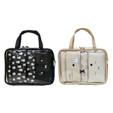 Miffy Travel Cosmetic Pouch Set 4-in-1 Clear Makeup Bag Organizer Cute Gifts picture