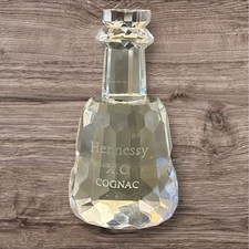 Hennessy XO Cognac Crystal Glass Bottle Paperweight 3.75