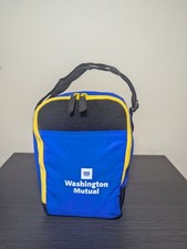 Washington Mutual Bank Insulated Lunch Bag/Carrier, Rare Vintage Collectible picture