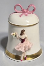 IRISH DRESDEN MV BALLERINA BELL 1979 LTD EDITION PINK LACE 2.75