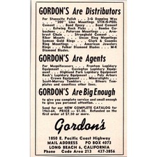Gordon's Distributors Agents & Big Enough Long Beach 1964 Magazine Ad SAK6-M6 picture