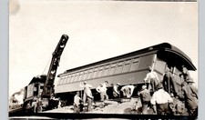 TROLLEY WRECK madison mn c1910 postcard minnesota real photo rppc haydenville picture