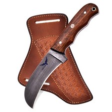 Handmade Lineman's Hawkbill Knife with Sheath, Fixed blade Electrician knife picture