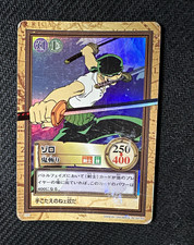Bandai 1999 One Piece Carddass Hyper Battle Card C07 Zoro Holo JP picture