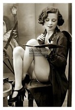 GORGEOUS SEXY FLAPPER GIRL 1920s VINTAGE 4X6 PHOTO picture