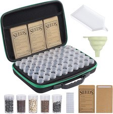 Seed Storage Box, Portable Seed Saving Box, Sturdy Seed Organizer Kit Seed Envel picture