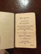 1931 The Perfect Ceremonies of Craft Masonry  Freemasonry masonic/569 picture