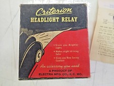 1940s 1950s Headlight Brightener Relay Accessory Very Cool Display Box 6 Volt picture