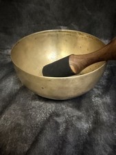 Very Deep sound Antique Healing Yoga Singing Bowl ID#A1