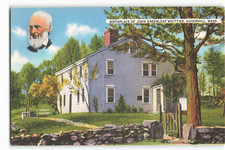 Birthplace of John Greenleaf Whittier in Haverhill, Mass VTG Postcard CG4. picture