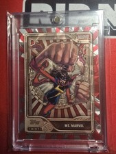 Topps 2026 Topps Mint Marvel (MCU) Ms. Marvel #49 Red Diamanté 3/5 picture