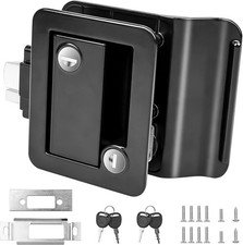 Versatile RV Enclosed Trailer Door Handle Latch - Square Shape for Classic Style picture