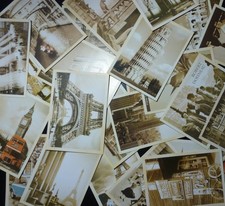 Lot of 32 Old Memories Forever Western Architecture Buildings Vintage Postcards picture