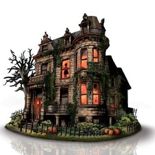The Bradford Exchange Issue #2: 'Franklin Castle' Illuminated  Sculpture 6.5