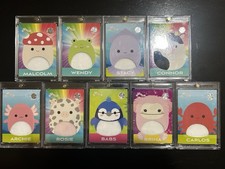 Squishmallow cards  first edition silver stamp 9 relic lot  will ship with case picture