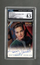 1997 SKYBOX DEEP SPACE NINE PROFILES TERRY FARRELL AUTOGRAPH CGC 8.5 NM/MINT+ picture