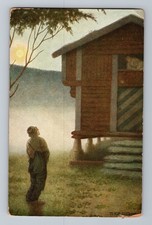 Tinkle Th Kittelsen Lukk op da jenter Theodor Kettelsen Art Norwegien Postcard picture