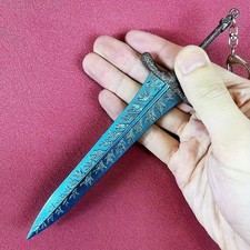 7/11inch Metal Elden Katana Anime Dark Moon Greatsword Ninja Knife Blade Gift picture