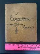 A RARE 1897 - 1907 Farm Ledger & Notebook CAROLYN MILLIRON Waynesburg PA Estate picture