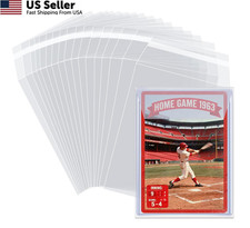 Top Loader Sleeves 200 Pack, Resealable Team Bags for 200 Transparent picture