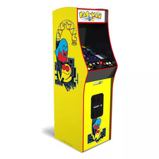 Pac-Man Deluxe Arcade Machine Gaming Cabinet with 14 Classic Games picture