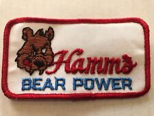 Hamm’s Beer Bear Power Vintage Patch NOS 70s Funny Rat Hot Rod Muscle Car Biker picture