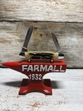 VINTAGE CASE XX USA 2 DOT 1978 RED SCROLL STAG PEN KNIFE 52079 SSP NICE RARE picture