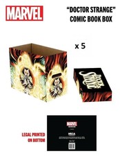 Marvel Comics Dr. Strange Short Comic Storage Box- 5 Pack Bundle case picture