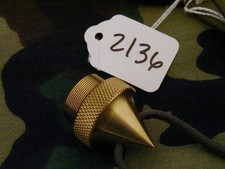 RANDALL KNIFE KNIVES #18 BRASS SKULL CRUSHER LARGE COMPASS,KNURLED SIDES : #2136 picture