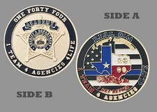 Dallas County Sheriff Academy BPOC #144 Texas Challenge Coin  1#28 picture