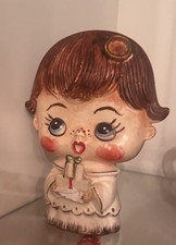 Vtg Lipper & Mann Dutch Boy Figurine Flat Face Big Head Japan - RARE picture