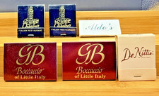 Vintage Baltimore Little Italy Matchbooks Lot of 6 Sabatino's Boccaccio+ picture
