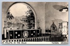 K8/ Tucson Arizona RPPC Postcard c1950s St Philip's In The Hills Interior 112 picture