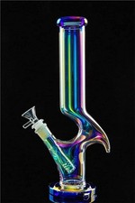 12 inch Heavy Glass Bong Water Pipe Smoking Bong Beaker + 14mm Bowl hookah USA picture