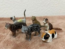 Kaiyodo Choco Egg Cat Figures 6 Pack Set Unused Vintage Japan Import picture