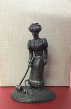 Franklin Mint The Gibson Girl 1876-1895 1974 Fine Pewter American People picture