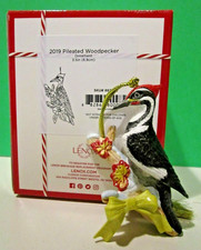 LENOX 2019 annual BIRD Ornament PILEATED WOODPECKER -- -- NEW in BOX picture