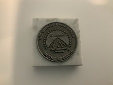 Vintage Paramount Pictures Promo Paperweight w/ Metal Medallion -  picture